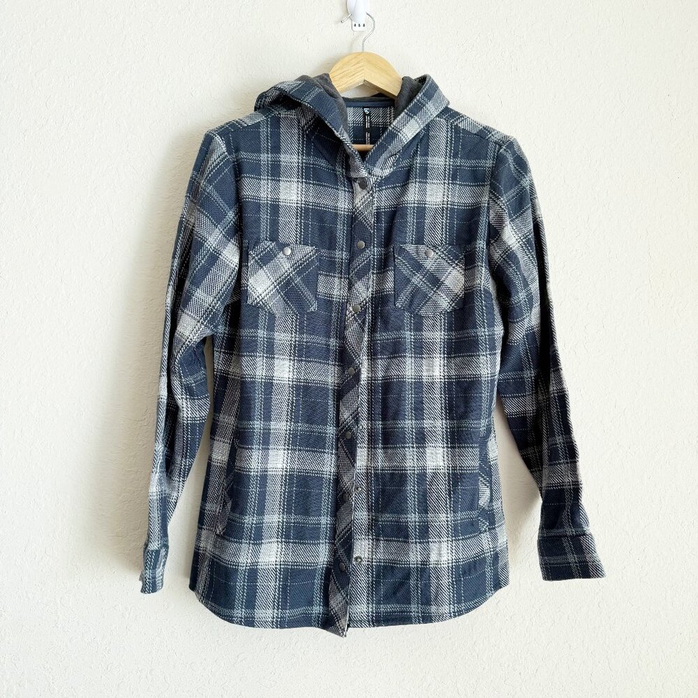Kuhl Kleo Plaid Hoodie Size Medium